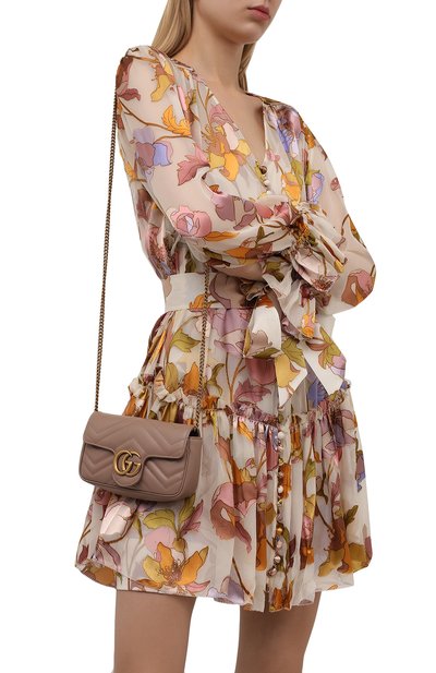 Сумка gg marmont super mini GUCCI, арт. 476433/DTDCT, фото 2