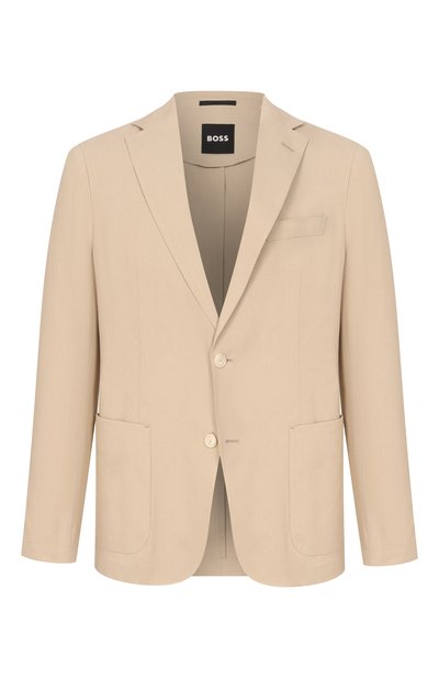 Мужской пиджак изо льна и вискозы BOSS, арт. 50561959