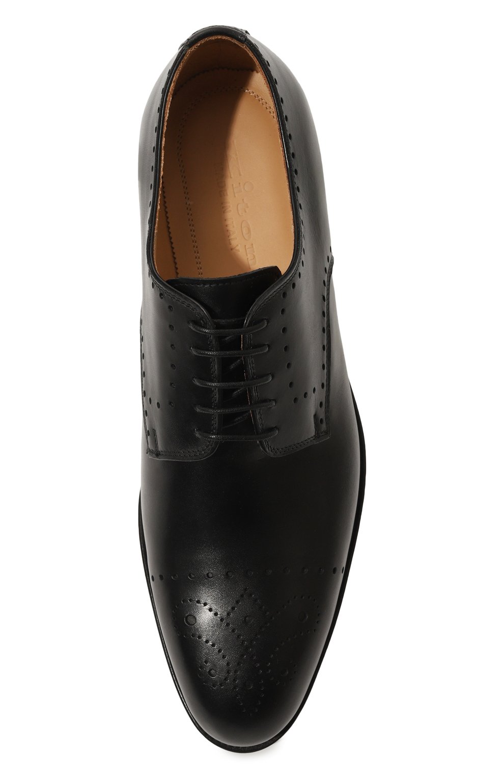 Кожаные дерби KITON, арт. USSA092N0010104, фото 6