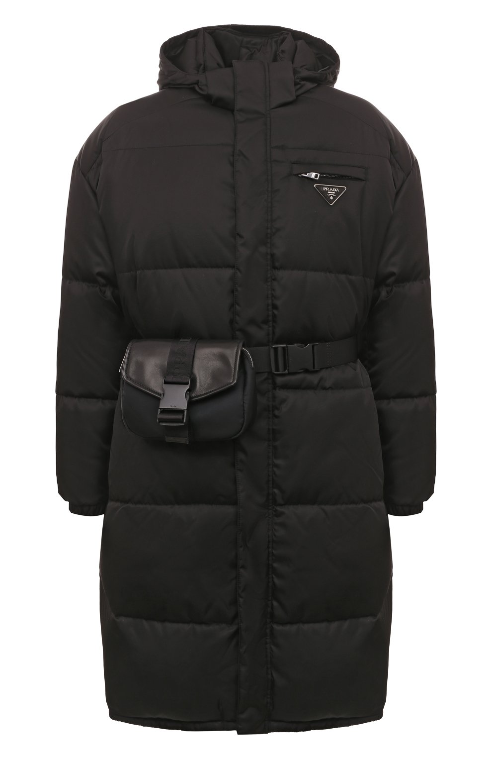 Шерстяной пуховик PRADA, арт. SGX871-1WQ8-F0002-212, фото 1