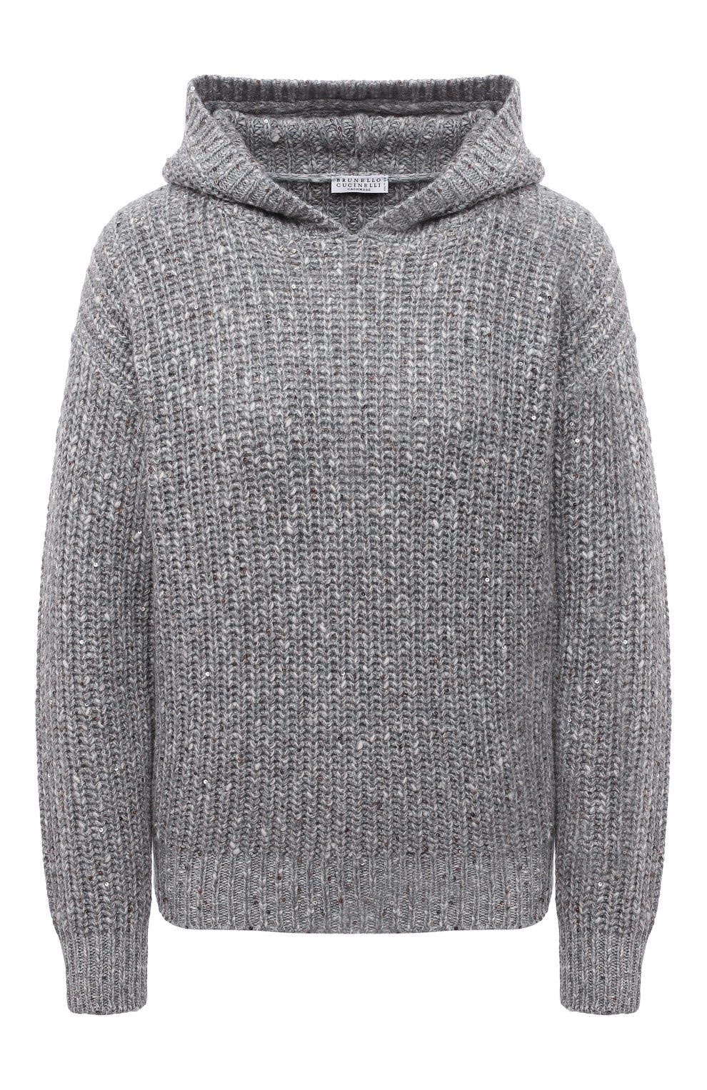 Худи из кашемира и шерсти BRUNELLO CUCINELLI, арт. MBC356219, фото 1