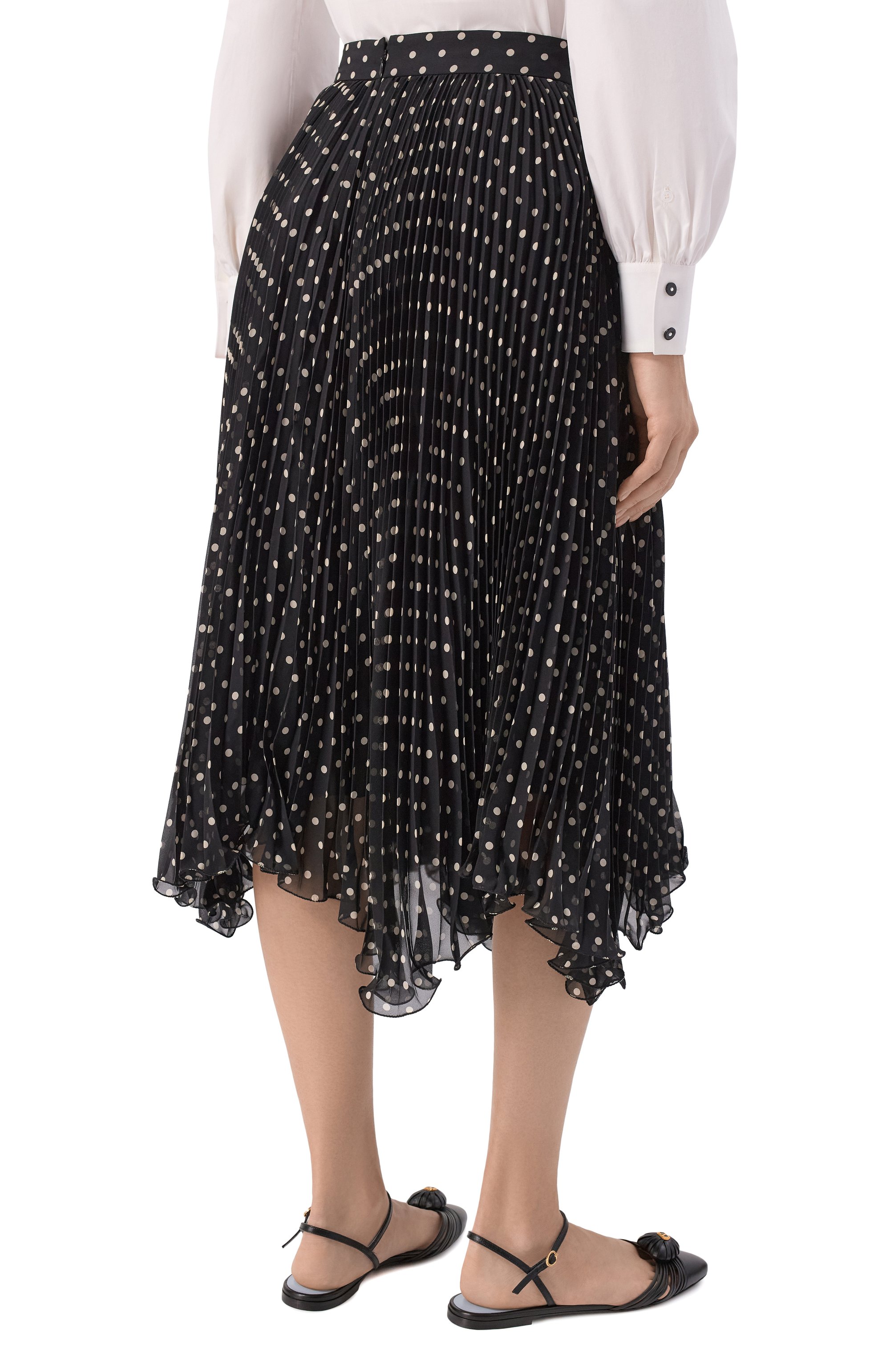 Шелковая юбка VALENTINO, арт. 8B3RAEL5/9AB, фото 4