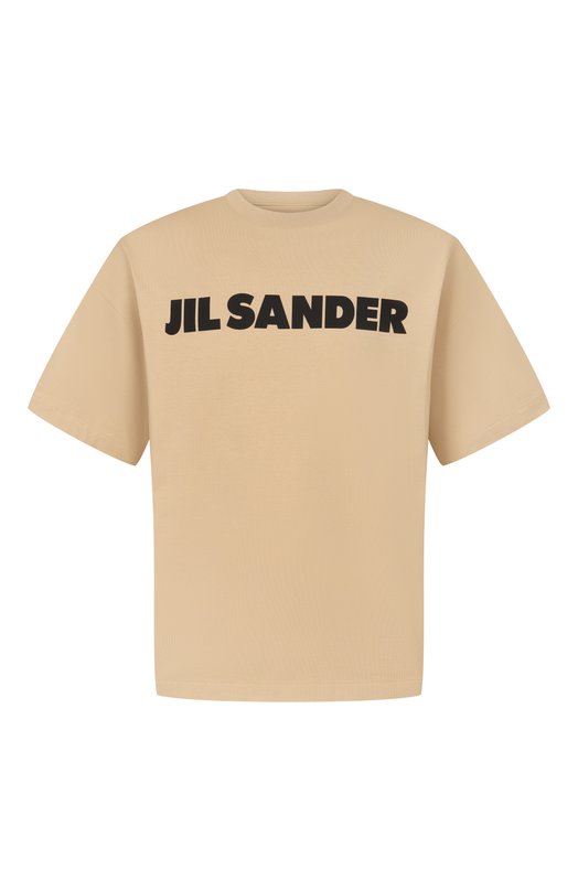 Хлопковая футболка Jil Sander J22GC0221/J20348 Бежевый J22GC0221/J20348