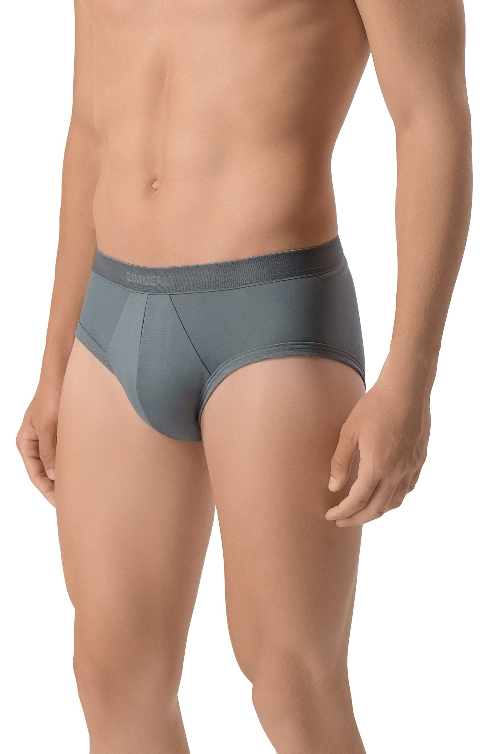 Хлопковые брифы ZIMMERLI серого цвета по цене 12950 руб., арт. 286-1444, фото 2 Хлопковые брифы ZIMMERLI, арт. 286-1444, фото 2