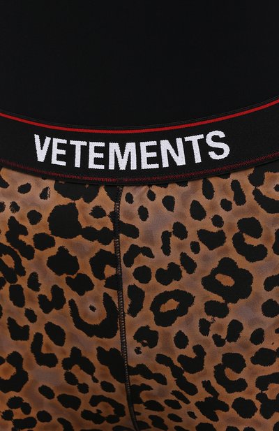 Шорты VETEMENTS леопардового цвета по цене 24900 руб., арт. WE51PA600L 2605/LE0PARD, фото 5 Шорты VETEMENTS, арт. WE51PA600L 2605/LE0PARD, фото 5