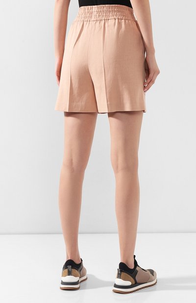 Шорты из смеси льна и хлопка BRUNELLO CUCINELLI, арт. MF591P7213, фото 4