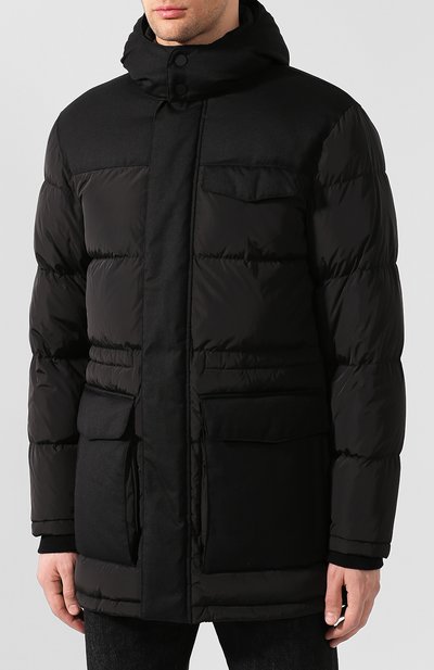 Пуховик ZEGNA черного цвета по цене 147500 руб., арт. VT020/ZZ224, фото 3 Пуховик ZEGNA, арт. VT020/ZZ224, фото 3