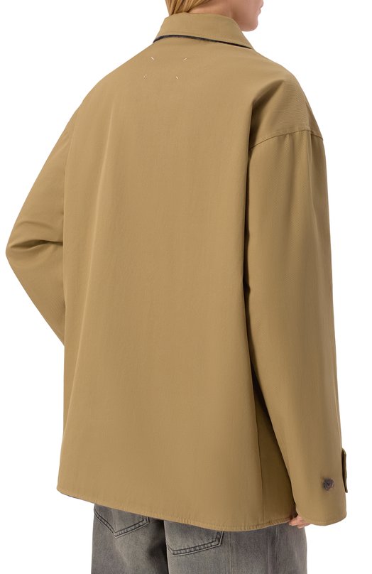 Двусторонняя куртка Maison Margiela S51AM0511/MTN154 Бежевый  S51AM0511/MTN154 Фото 4