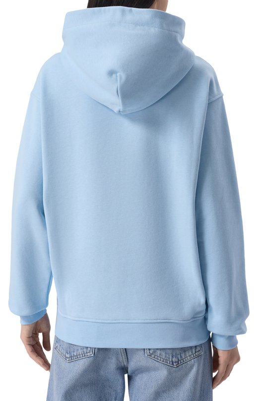 Хлопковое худи Comme des Fuckdown CFABW01205 Голубой  CFABW01205 Фото 4