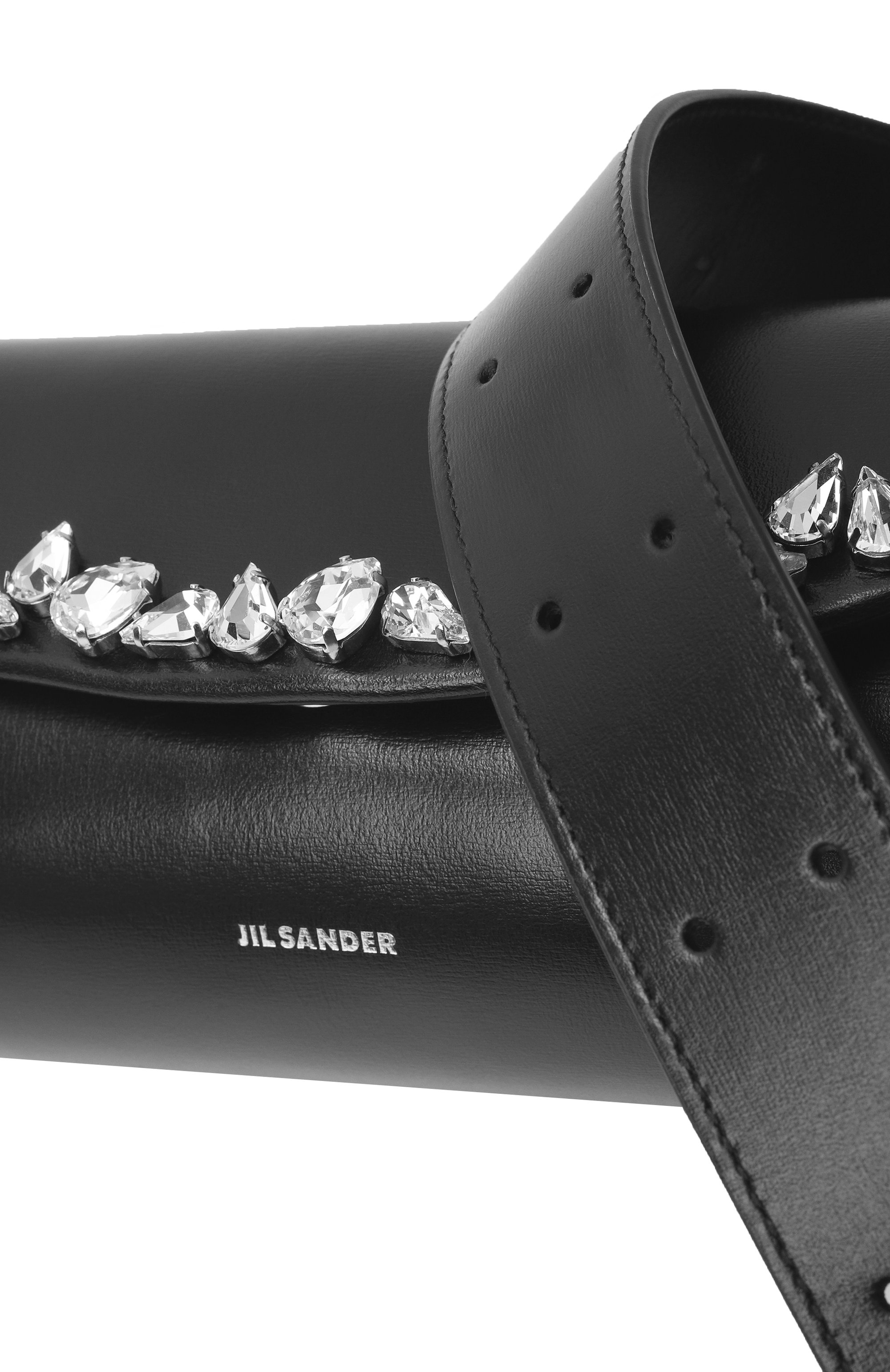 Сумка cannolo small JIL SANDER черного цвета по цене 278500 руб., арт. J07WD0023/P5610, фото 6 Сумка cannolo small JIL SANDER, арт. J07WD0023/P5610, фото 6