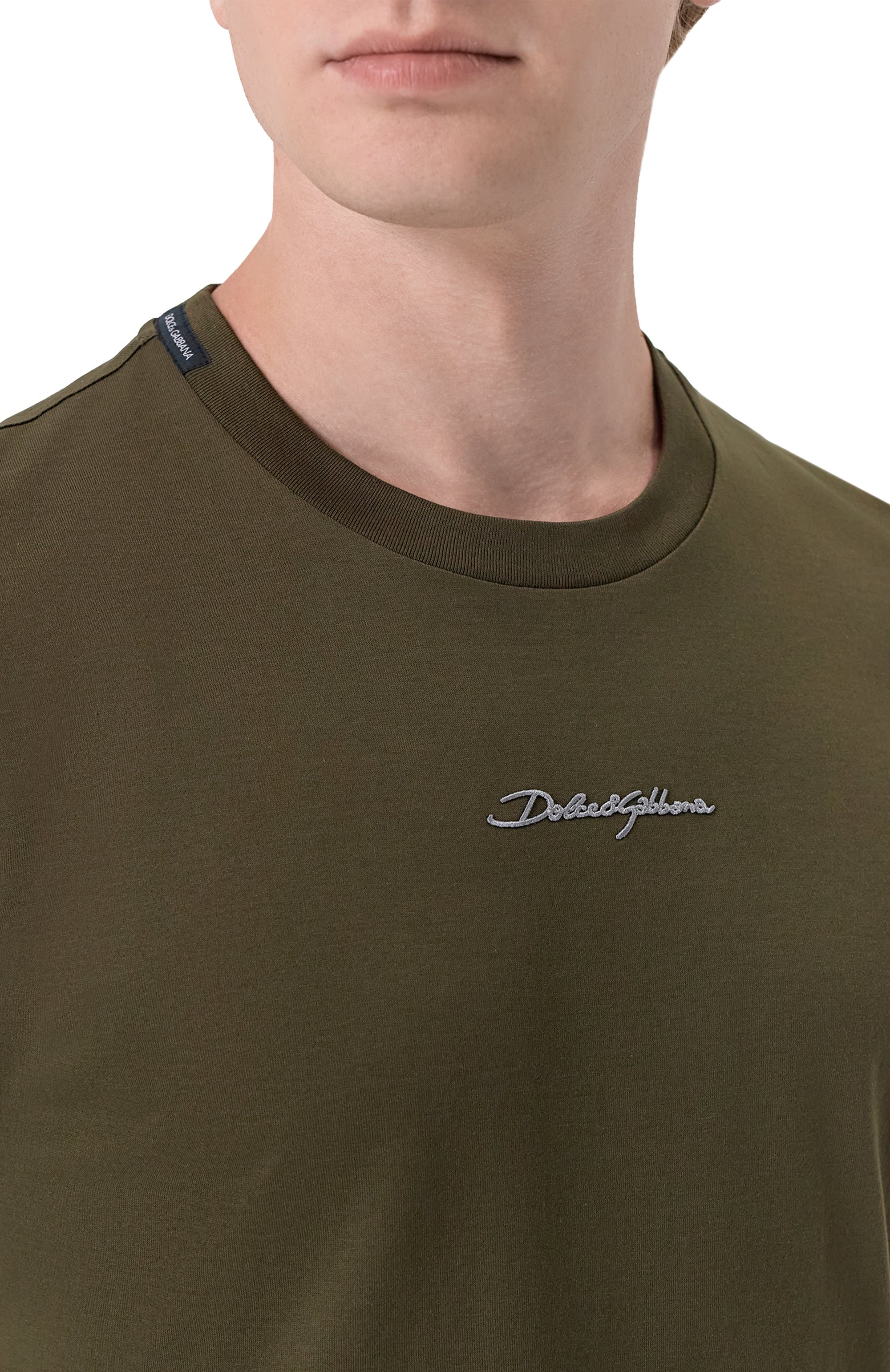 Хлопковая футболка DOLCE & GABBANA, арт. G8RN8Z/G7P0C, фото 5
