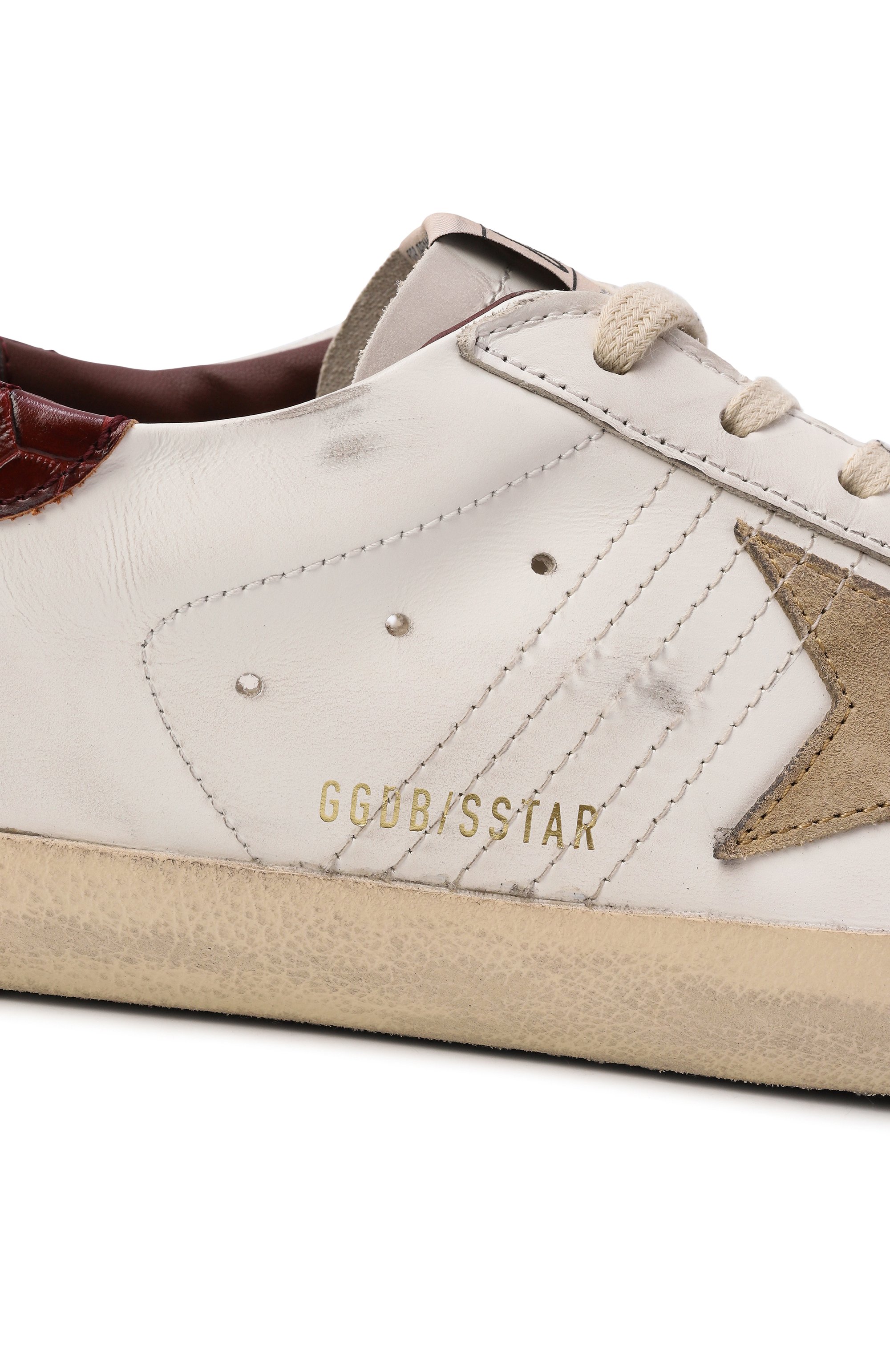 Кожаные кеды super-star GOLDEN GOOSE DELUXE BRAND, арт. GMF00101.F006611, фото 7
