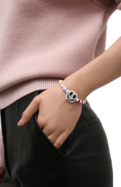 Браслет белый смайл HIAYNDERFYT, арт. 1-2WHTSMMLTn, фото 2