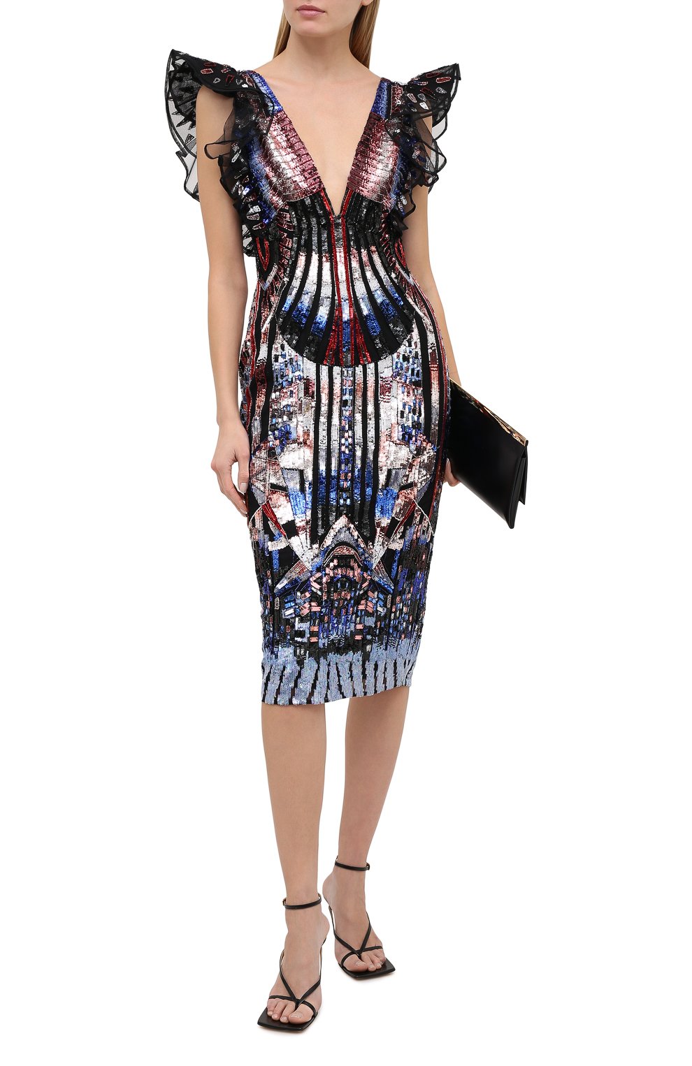 Платье с  пайетками ZUHAIR MURAD, арт. DRP20022/EML0001, фото 2