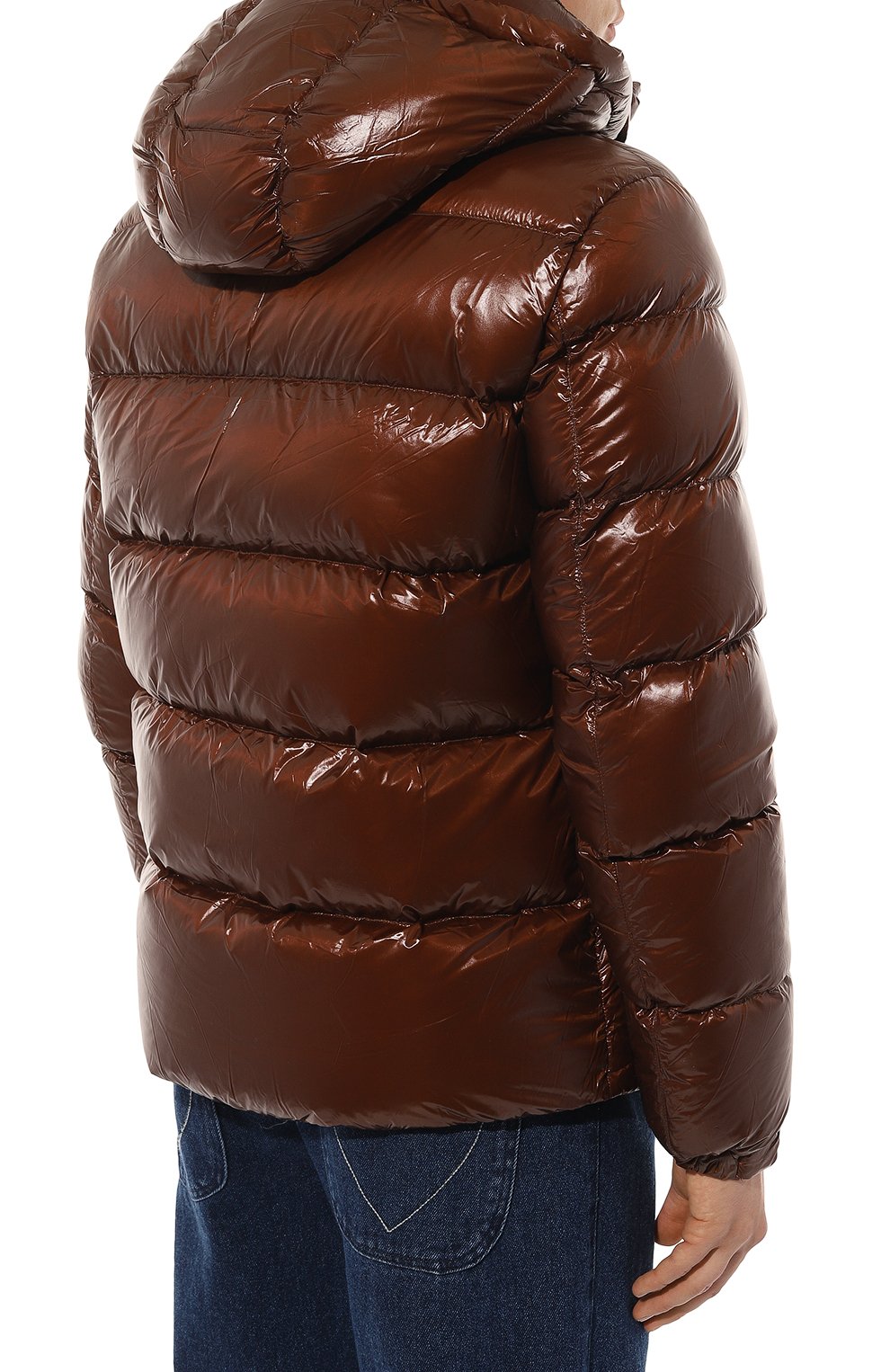 Пуховик HETREGO коричневого цвета по цене 51900 руб., арт. 8K561/SC0TT, фото 4 Пуховик HETREGO, арт. 8K561/SC0TT, фото 4