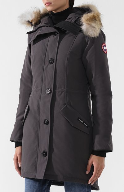 Парка rossclair CANADA GOOSE темно-серого цвета по цене 139000 руб., арт. 2580L, фото 3 Парка rossclair CANADA GOOSE, арт. 2580L, фото 3