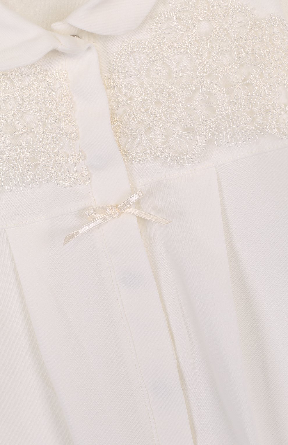 Хлопковый комбинезон с кружевной отделкой LA PERLA, арт. 50043, фото 3