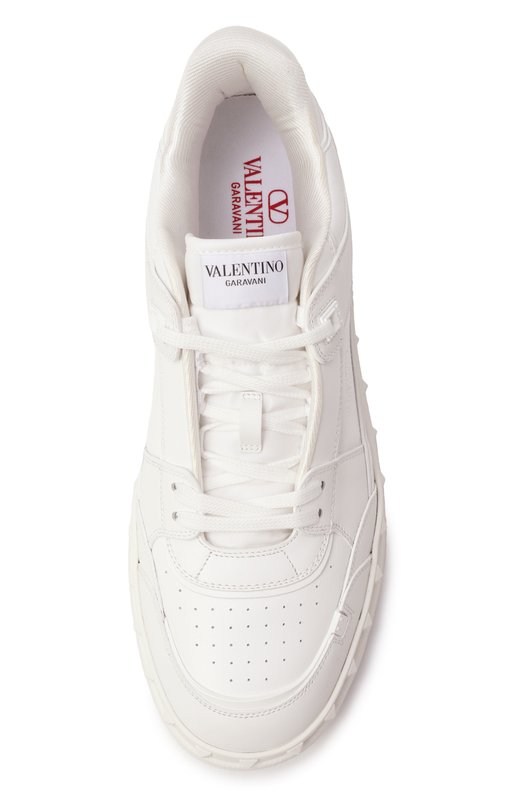 Кожаные кеды Freedots Valentino 7Y2S0H43/RDG Белый  7Y2S0H43/RDG Фото 6