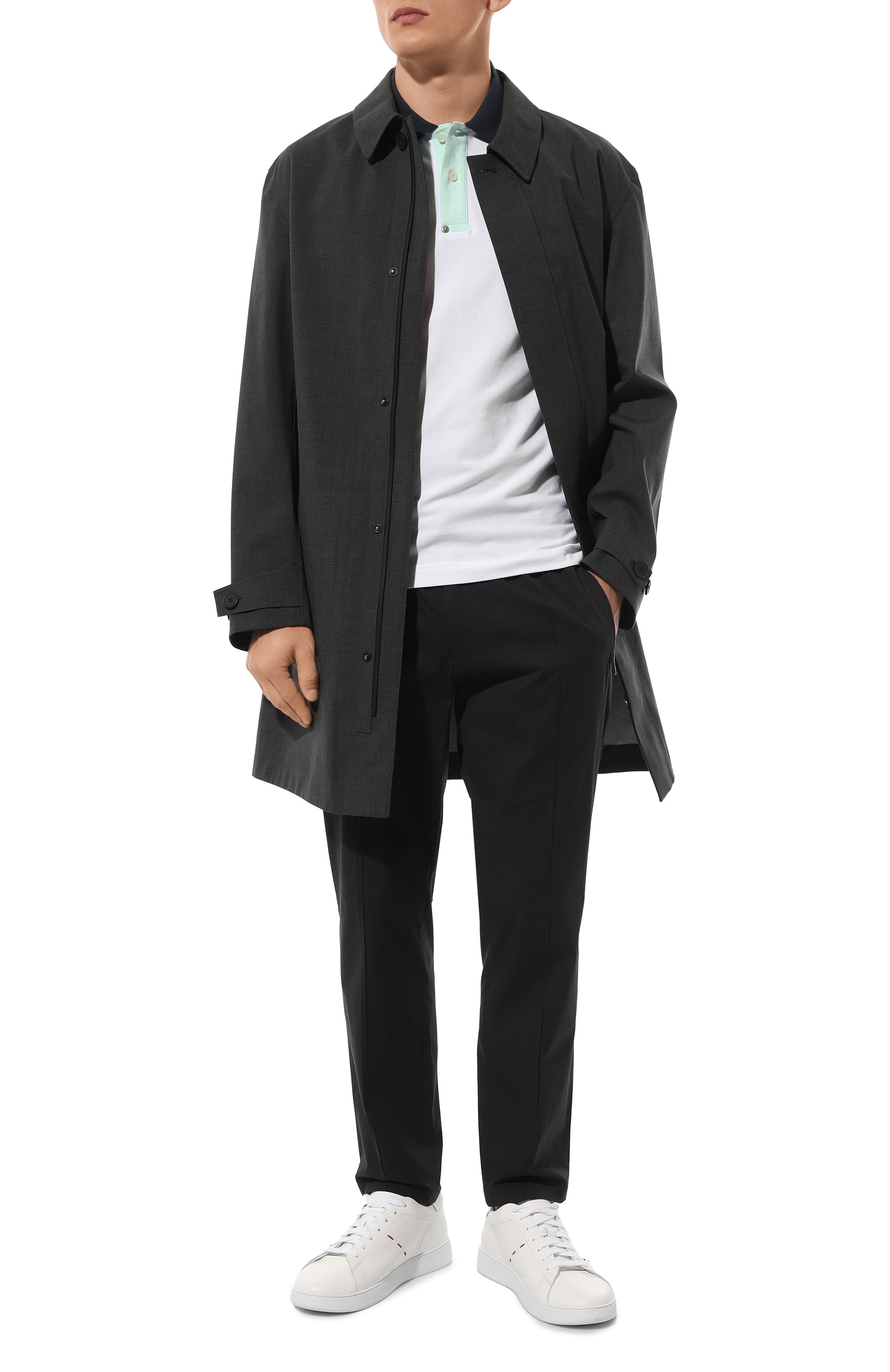 Хлопковые брюки DOLCE & GABBANA темно-синего цвета по цене 98950 руб., арт. GYACET/FUEAJ, фото 2 Хлопковые брюки DOLCE & GABBANA, арт. GYACET/FUEAJ, фото 2