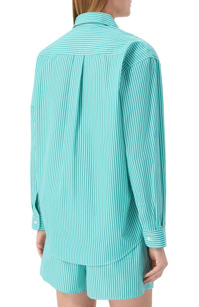 Хлопковая рубашка SPORTY AND RICH, арт. SI006712243GR62, фото 4