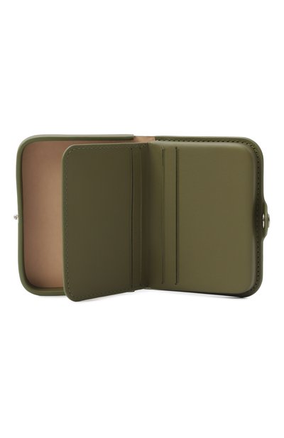 Кожаный футляр для кредитных карт A.P.C. хаки цвета по цене 31600 руб., арт. PXAWV-H63176, фото 3 Кожаный футляр для кредитных карт A.P.C., арт. PXAWV-H63176, фото 3