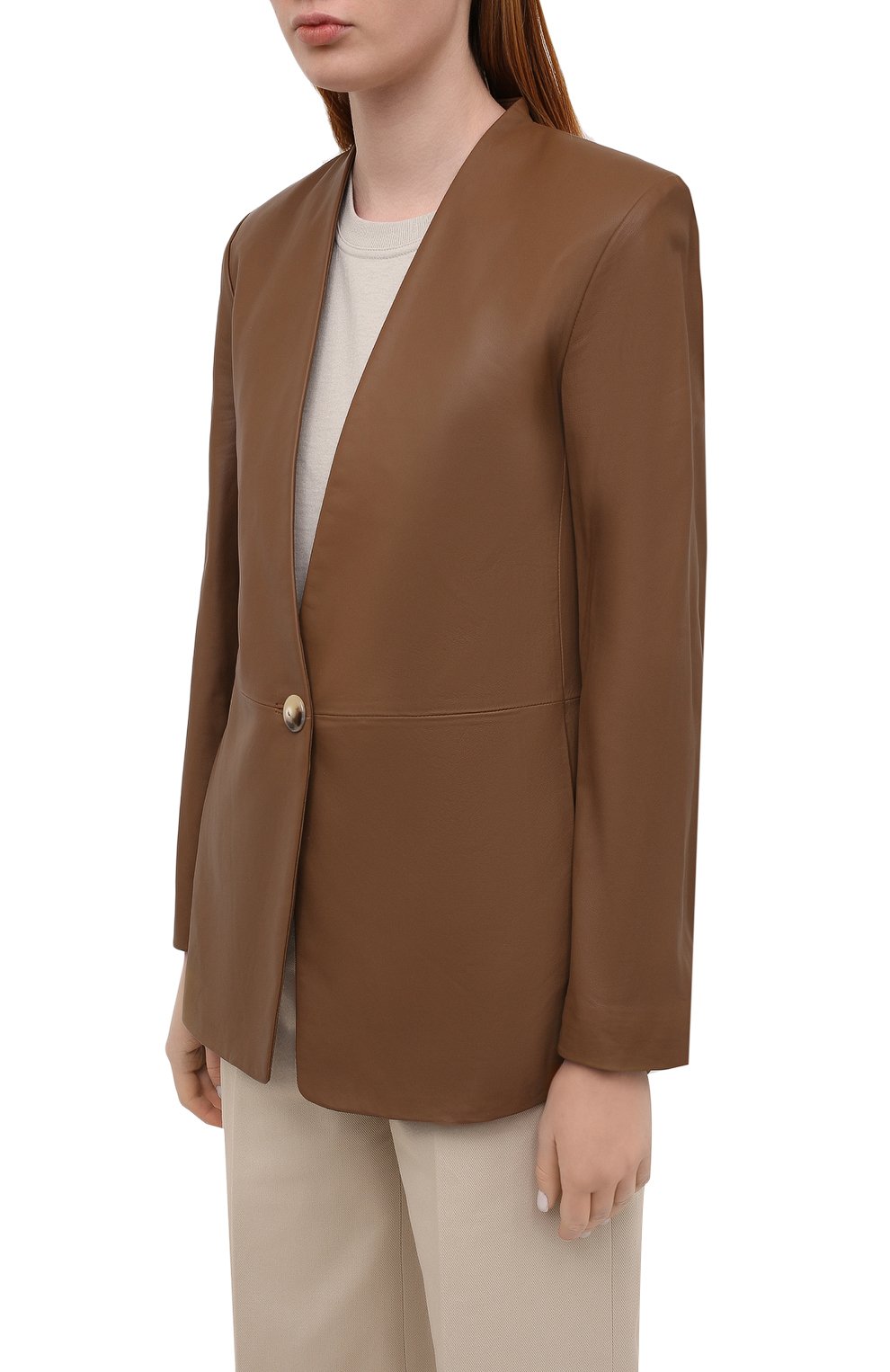 Кожаный жакет VINCE, арт. V720491334, фото 3