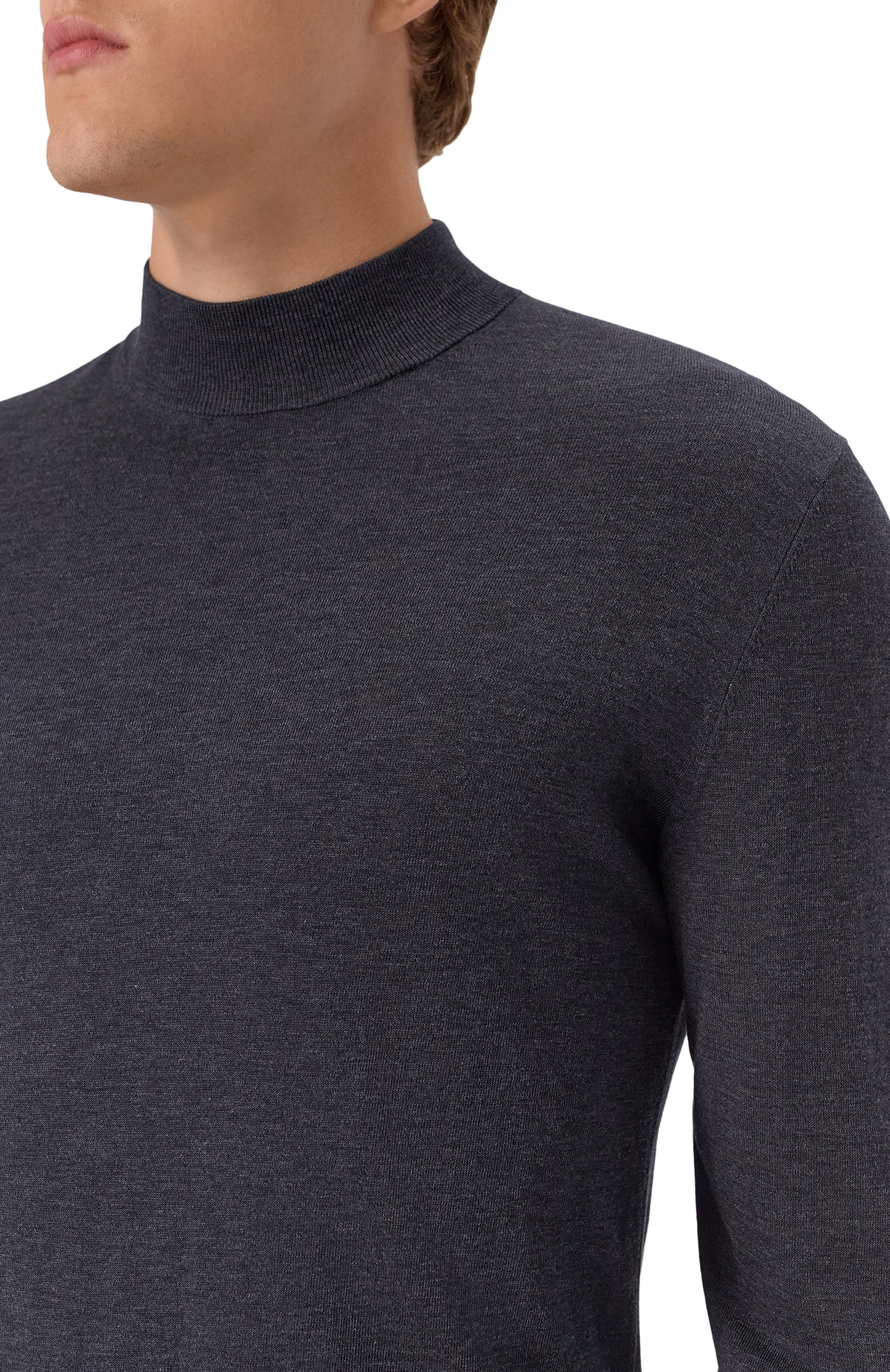 Водолазка из шелка и хлопка 12 STOREEZ, арт. 133462, фото 5