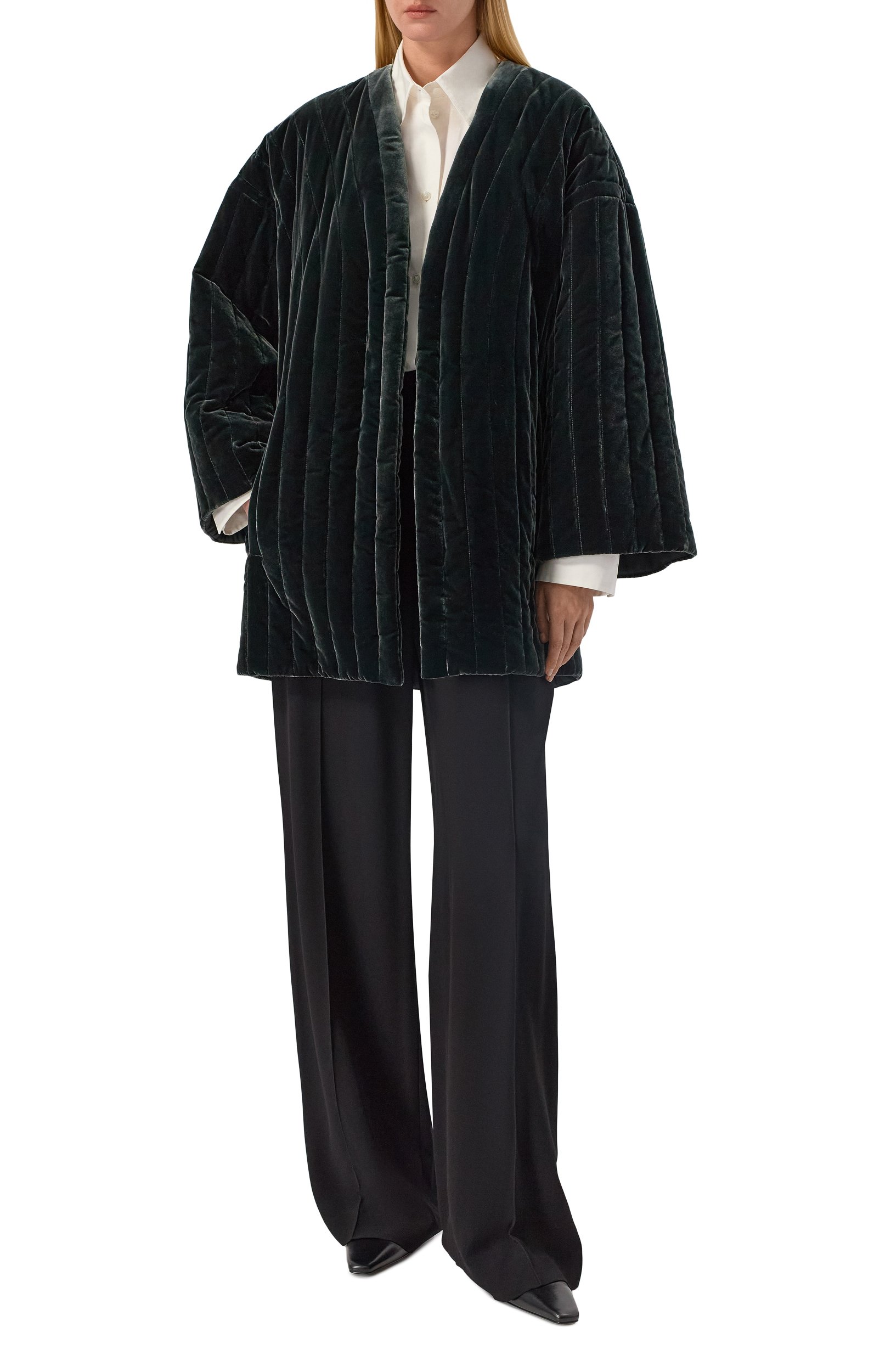 Утепленная бархатная куртка GIORGIO ARMANI, арт. GW004015/TE10831, фото 2