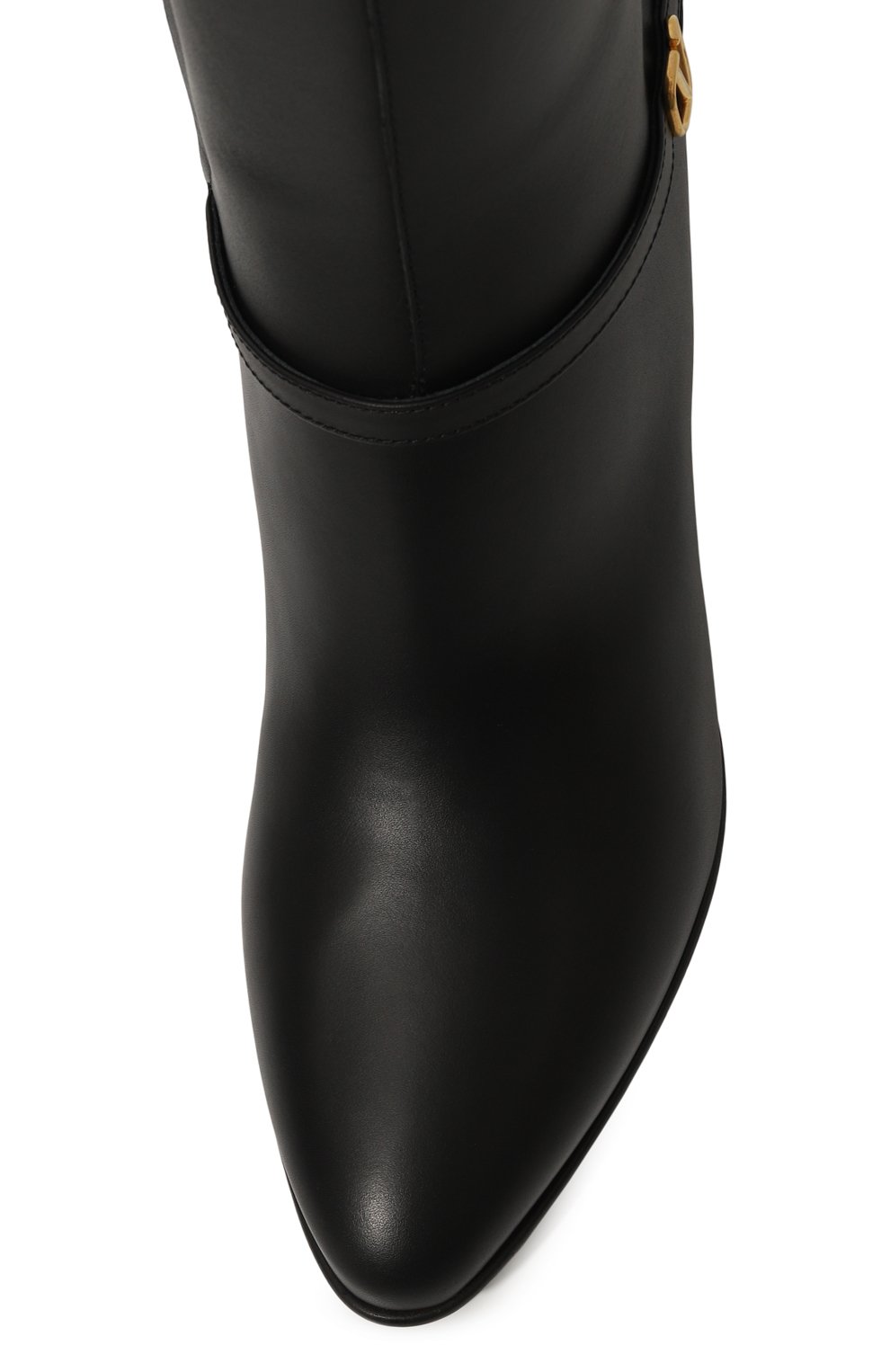 Кожаные сапоги vlogo signature VALENTINO, арт. 5W2S0JK7/DSH, фото 6