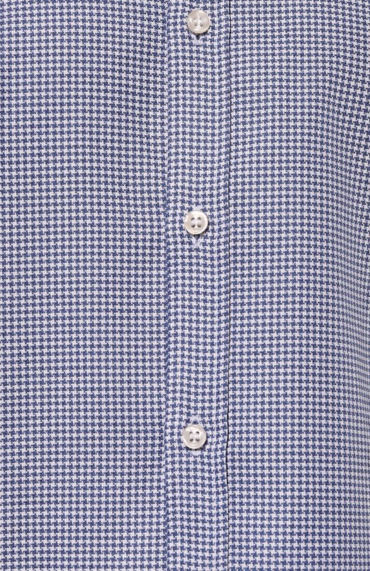 Хлопковая рубашка Paul&Shark 14313095CF Голубой  14313095CF Фото 5