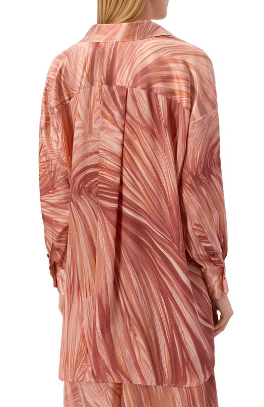 Шелковая рубашка Kiton D52431K0869G01 Розовый  D52431K0869G01 Фото 4