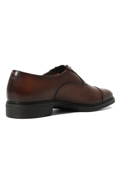 Кожаные оксфорды easy SANTONI, арт. MGEG18957NEAXNTG, фото 5