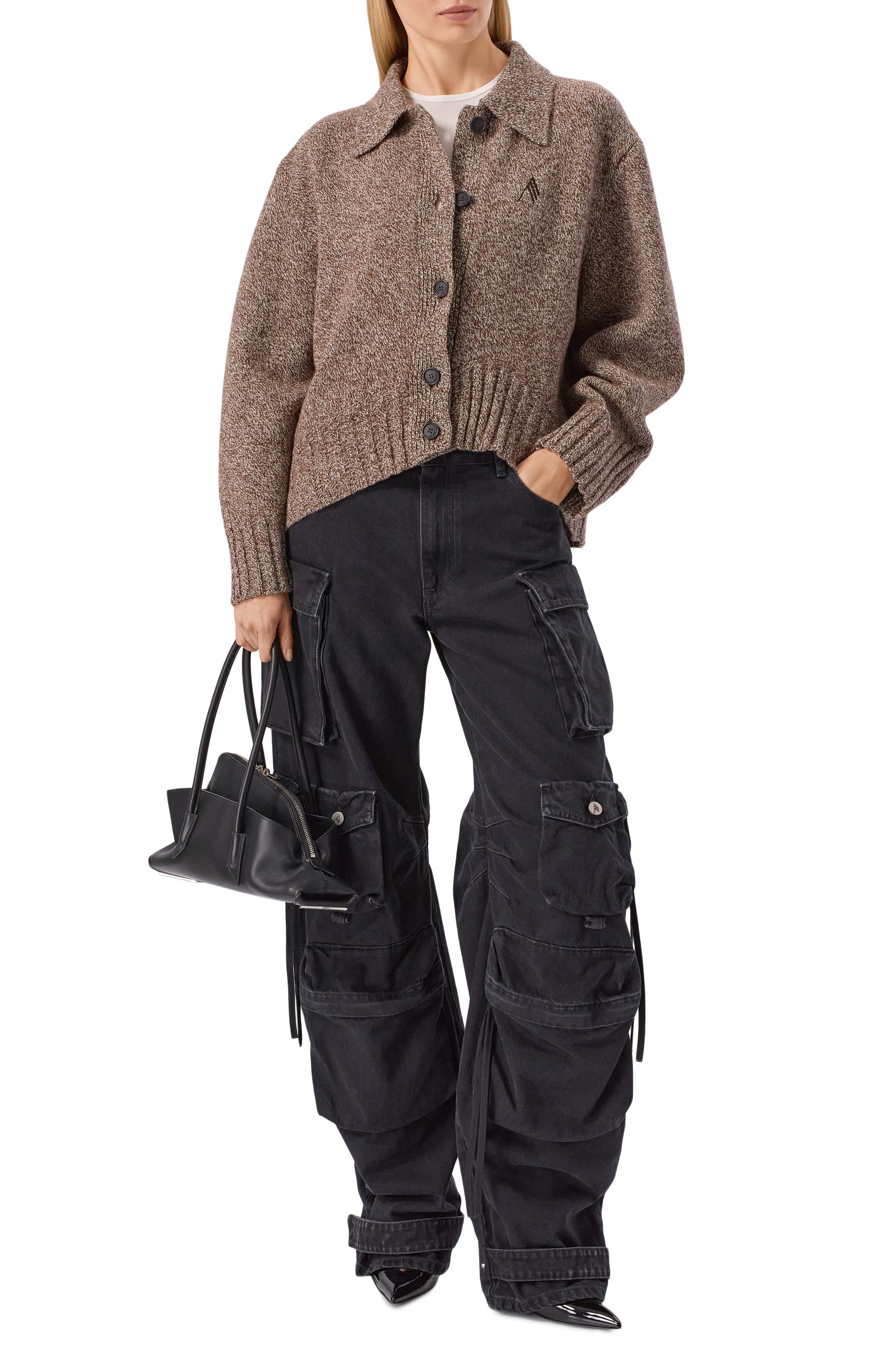 Кардиган из шерсти и кашемира THE ATTICO, арт. 260WCD00013/KWS012AA, фото 2