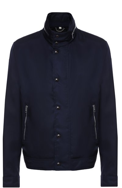 Куртка на молнии с потайным капюшоном BURBERRY, арт. 3983643, фото 1