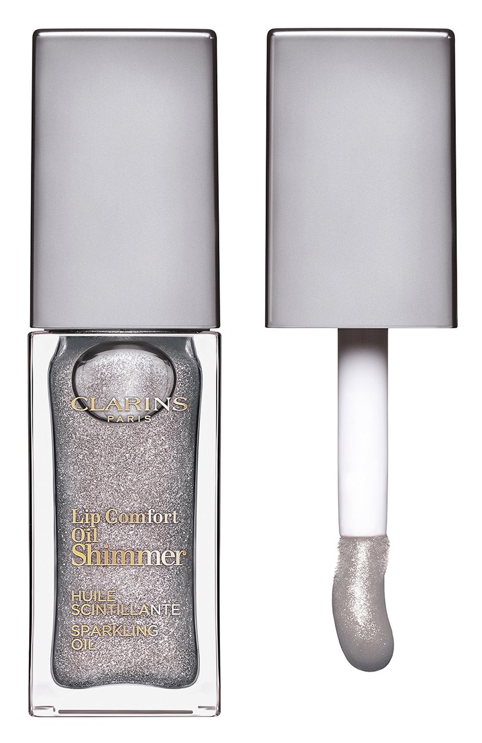 Мерцающее масло для губ lip comfort oil shimmer, 01 sequin flares (7ml) CLARINS, арт. 80074330, фото 1
