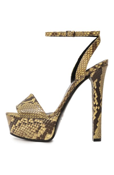 Босоножки из кожи питона GUCCI, арт. 371012 EKN00, фото 4