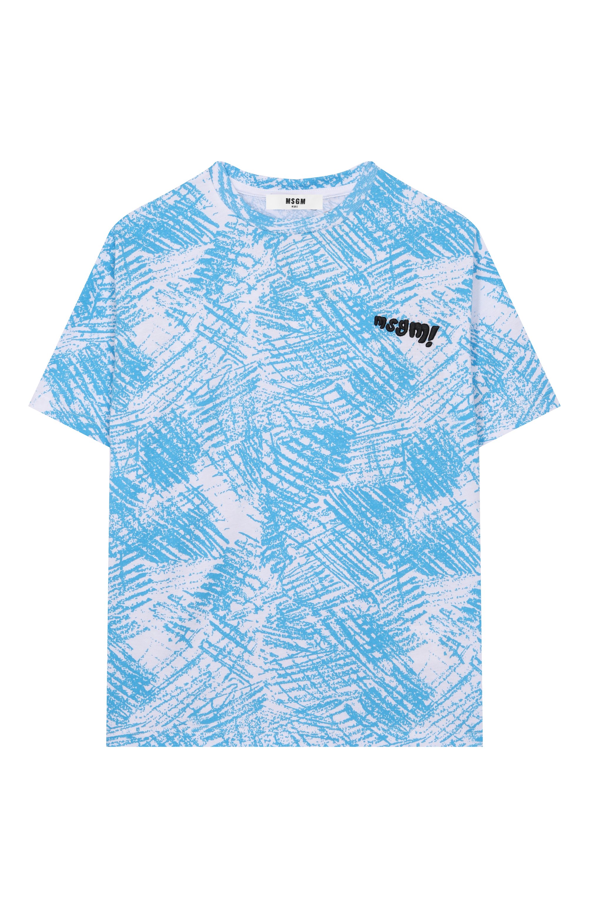 Хлопковая футболка MSGM KIDS, арт. S6MSJUTH137, фото 1