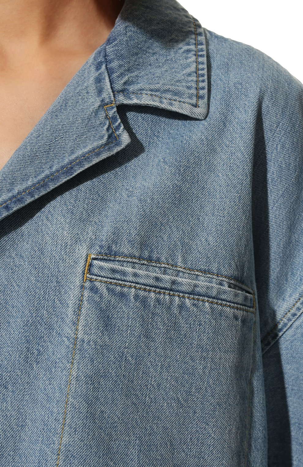 Джинсовая рубашка BOTTEGA VENETA, арт. 690231/V1NL0, фото 5