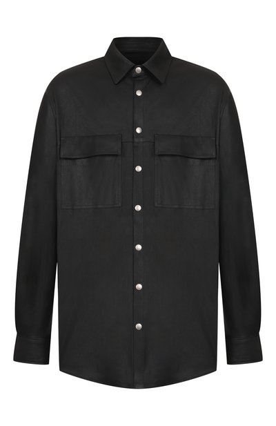 Мужская кожаная рубашка ANDREA YA'AQOV, арт. 25MLEA52