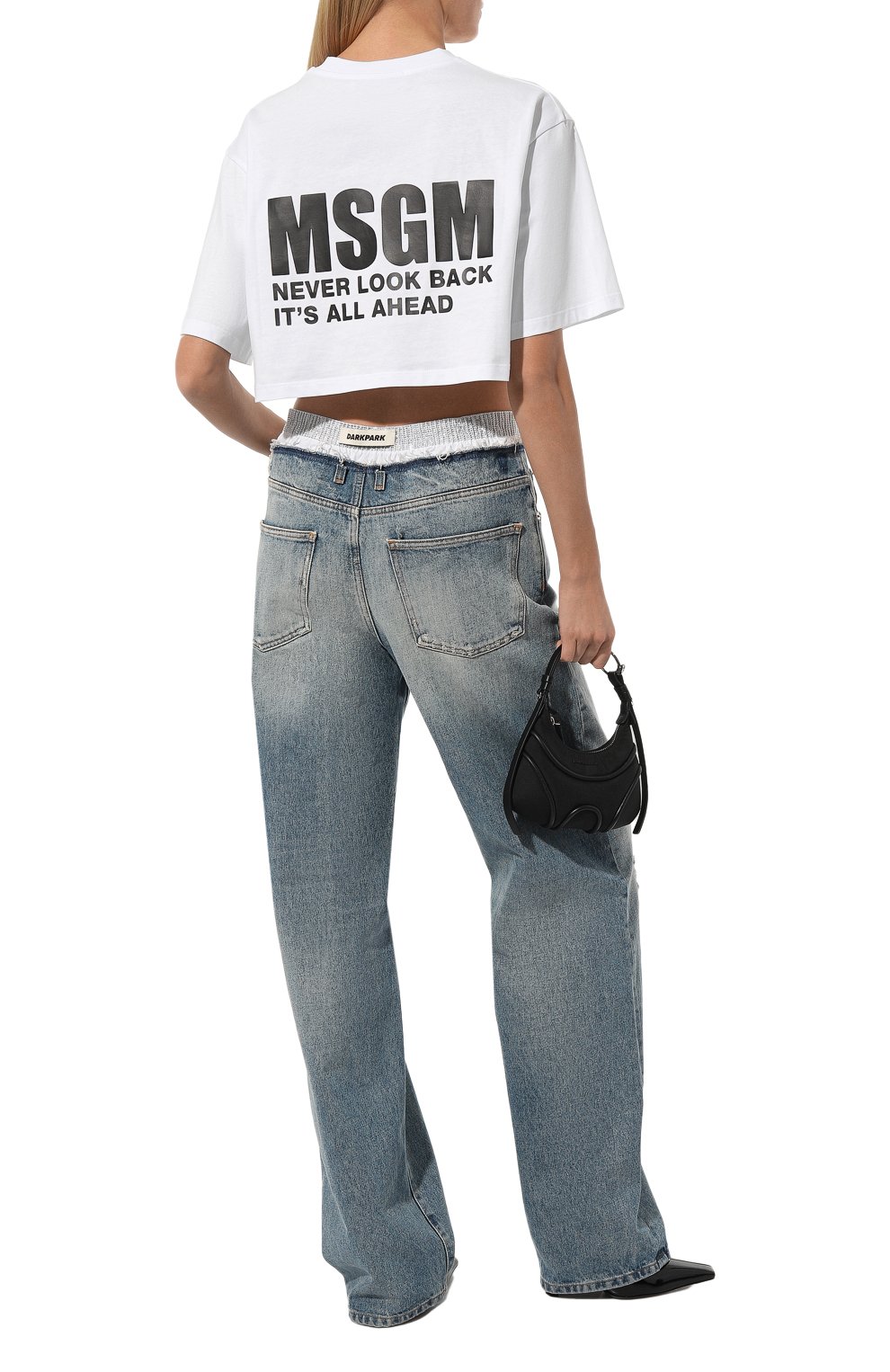 Хлопковая футболка MSGM, арт. 3641MDM94/247002, фото 2