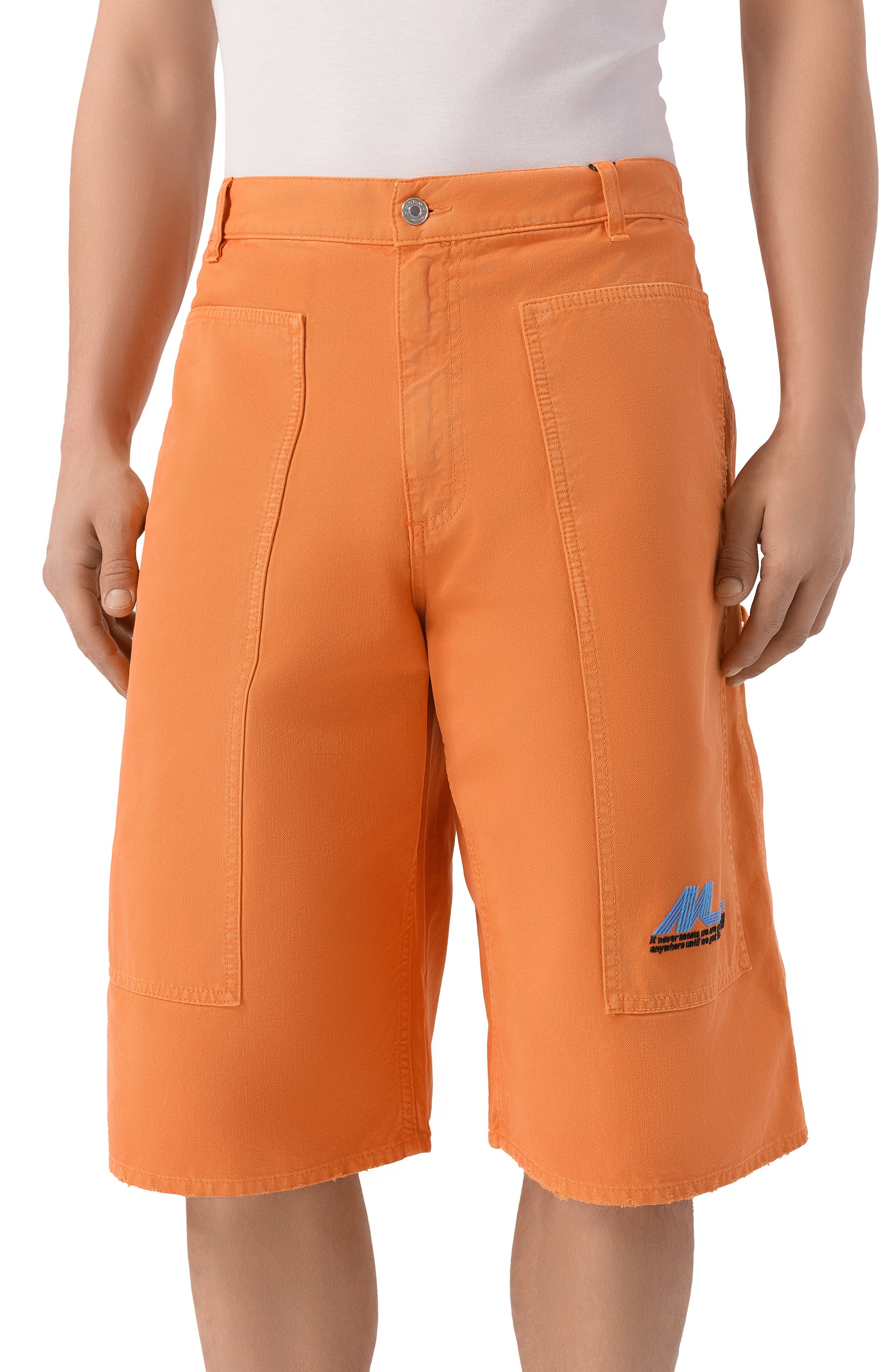 Хлопковые шорты MSGM, арт. 4040MB230T/267089, фото 3