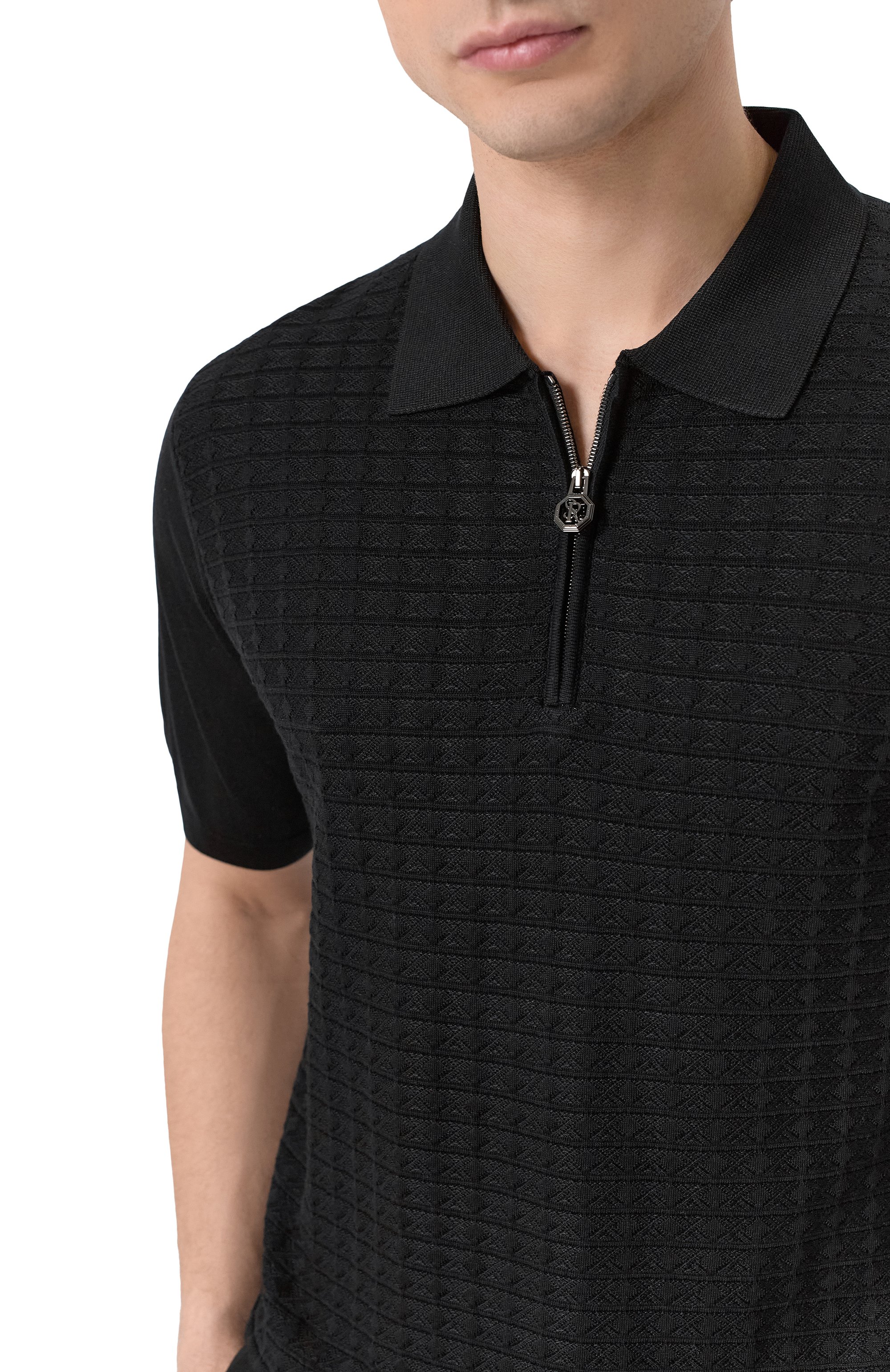 Поло из шелка и хлопка STEFANO RICCI, арт. K212038P31/F26194, фото 5