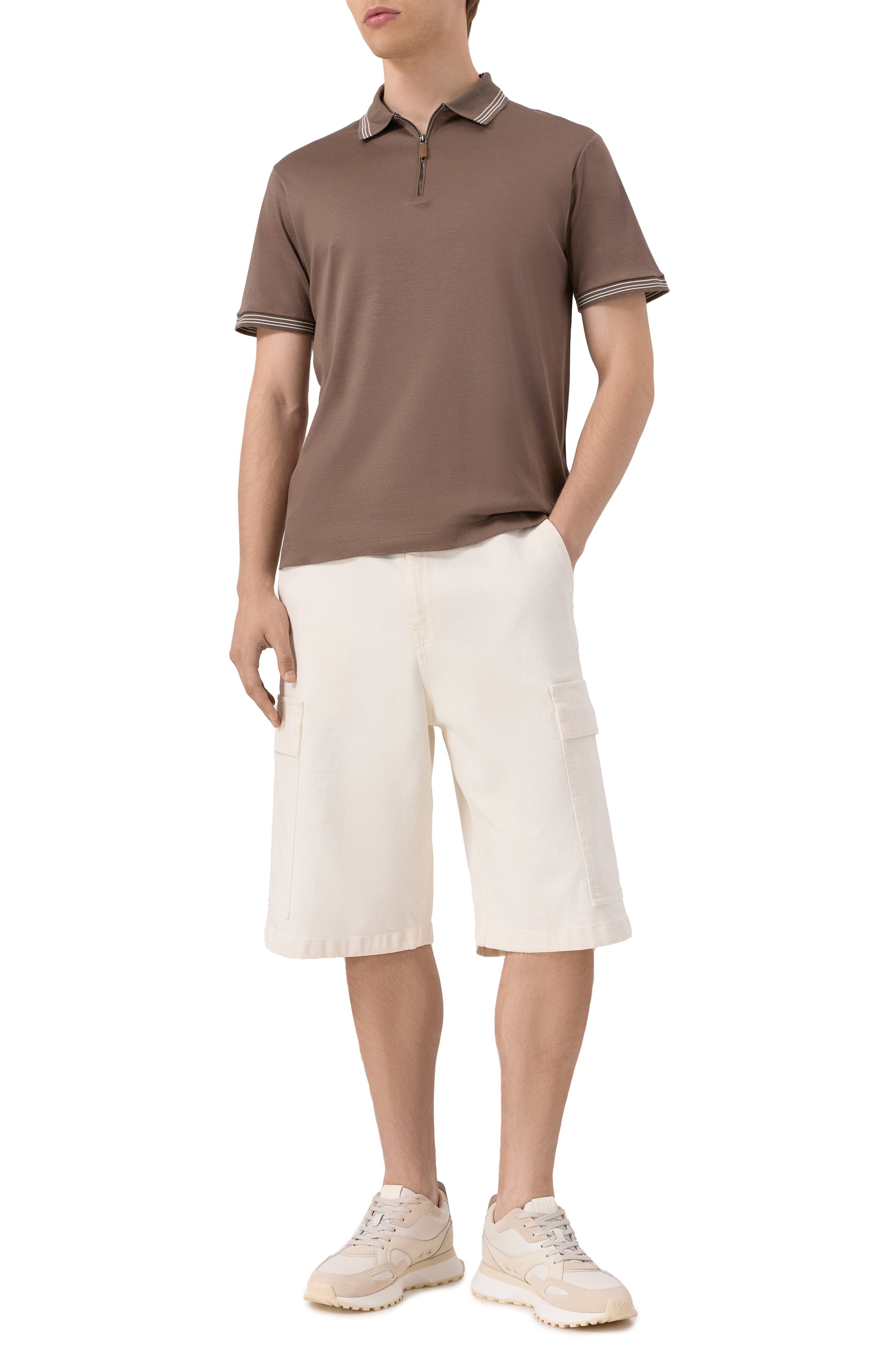 Кожаные кроссовки jonah BOSS, арт. 50548782, фото 2