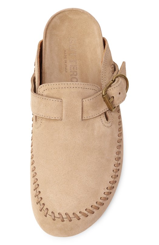 Замшевые сабо Buttero B11940G0RH-UG Бежевый  B11940G0RH-UG Фото 5