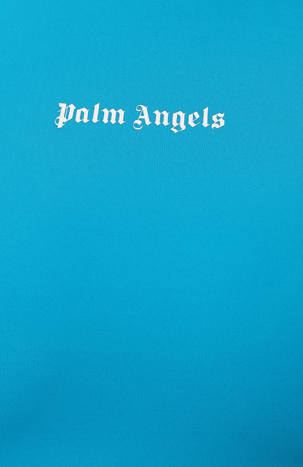 Хлопковый топ PALM ANGELS голубого цвета по цене 28300 руб., арт. PWVO001S23FAB0015501, фото 5 Хлопковый топ PALM ANGELS, арт. PWVO001S23FAB0015501, фото 5