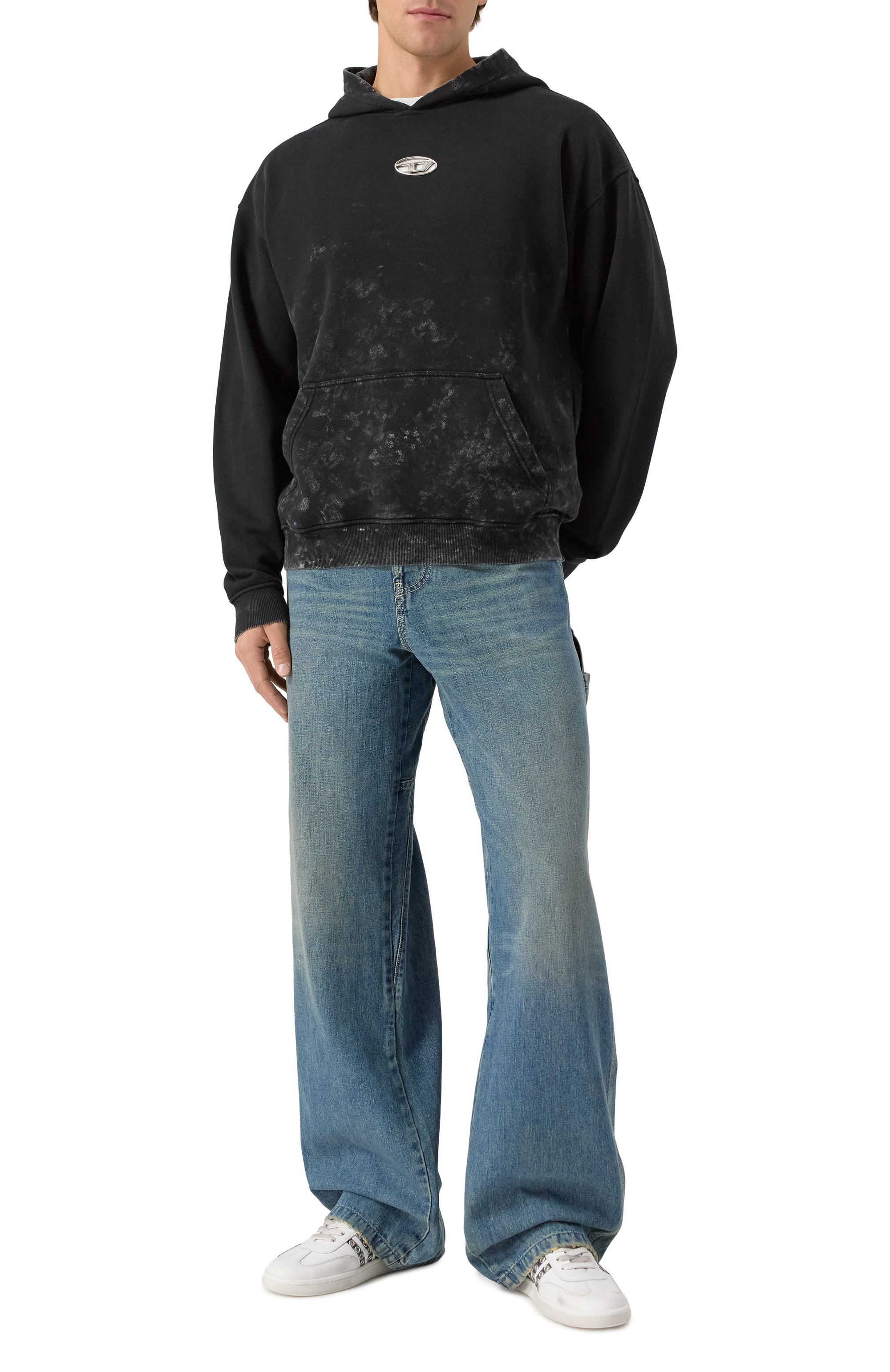 Хлопковое худи DIESEL, арт. A19416/0IPAC, фото 2