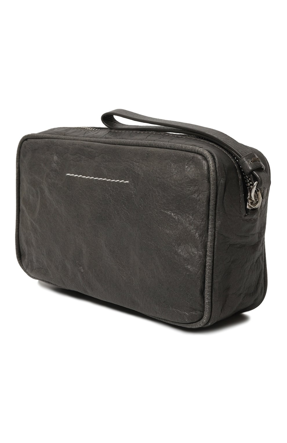 Кожаный несессер MM6 темно-серого цвета по цене 59950 руб., арт. SB6WF0002/P6705, фото 3 Кожаный несессер MM6, арт. SB6WF0002/P6705, фото 3