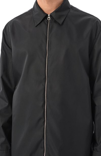 Куртка-рубашка JIL SANDER черного цвета по цене 135500 руб., арт. J22DL0301/J70147, фото 5 Куртка-рубашка JIL SANDER, арт. J22DL0301/J70147, фото 5