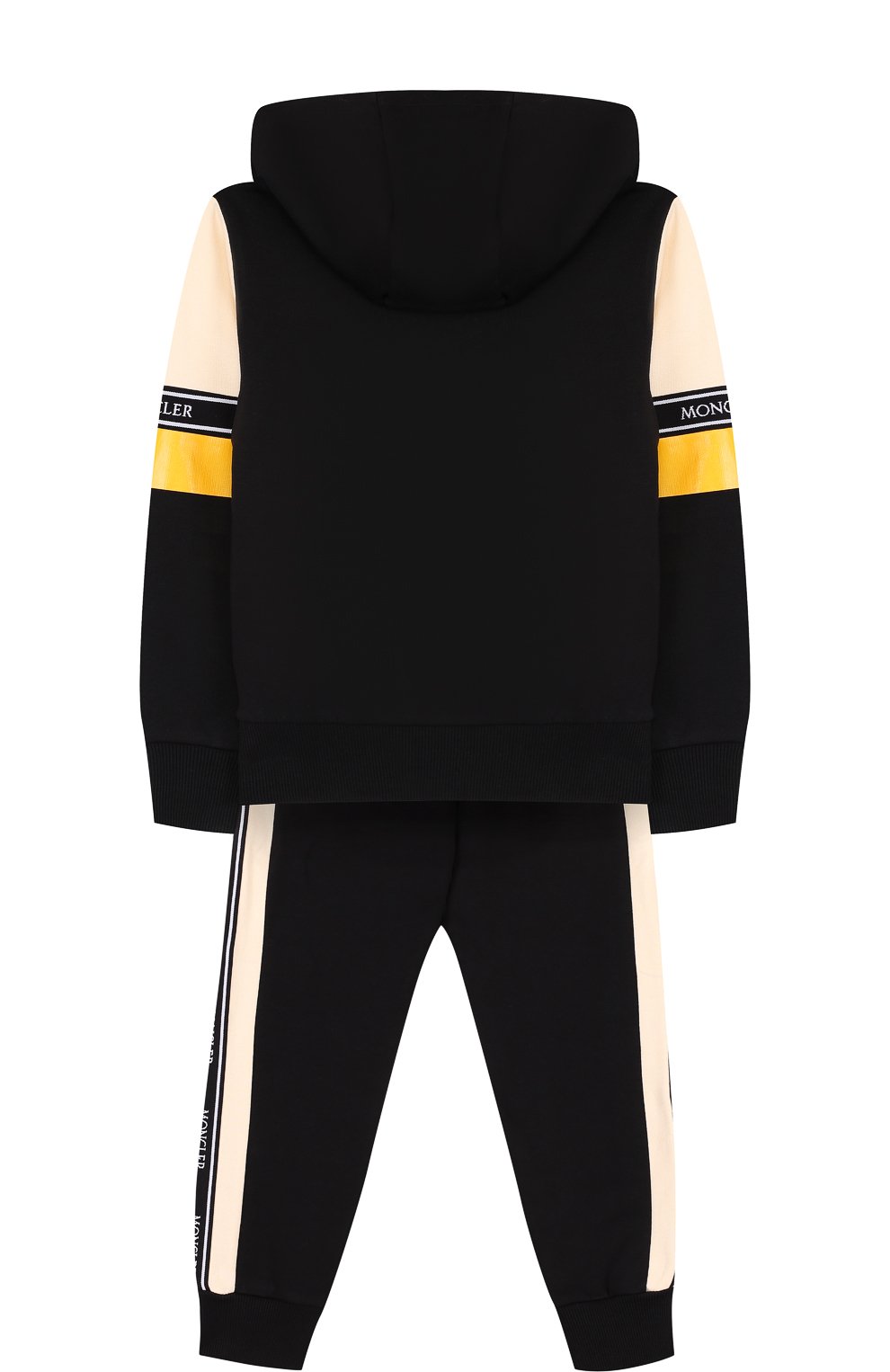 Хлопковый костюм из кардигана с капюшоном и брюк MONCLER ENFANT, арт. D2-954-88107-50-809B3/12-14A, фото 2