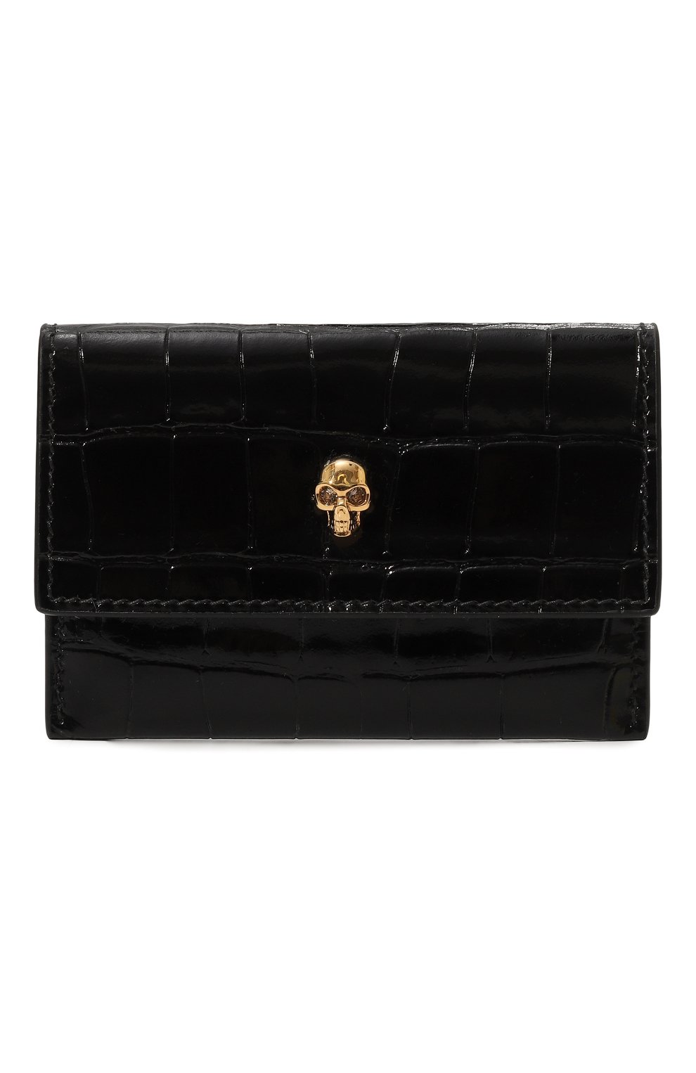 Кожаный футляр для кредитных карт ALEXANDER MCQUEEN, арт. 632039/1JM0G, фото 1